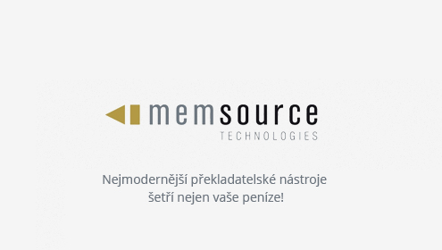 Memsource - překladatelský nástroj využívaný agenturou LANGEO